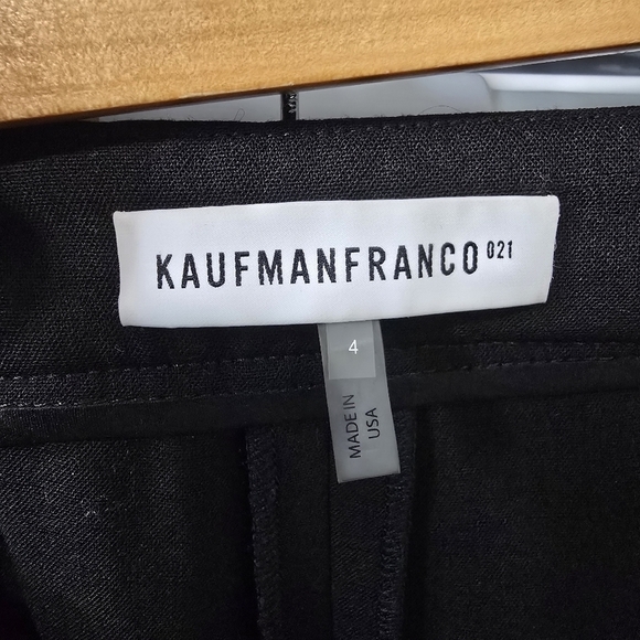 Kaufmanfranco Wool zipper hem black pants classic Neutral office - Picture 10 of 14